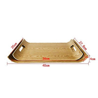 Thumbnail for Square Wooden Serving Tray with Double Handles - Casatrail.com