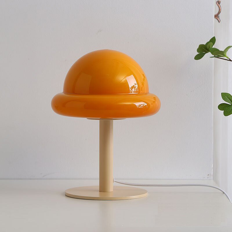 Stained Glass Mushroom Table Lamp - Casatrail.com