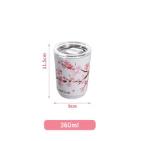 Thumbnail for Stainless Steel Cherry Blossom Thermal Mug With Lid - Casatrail.com