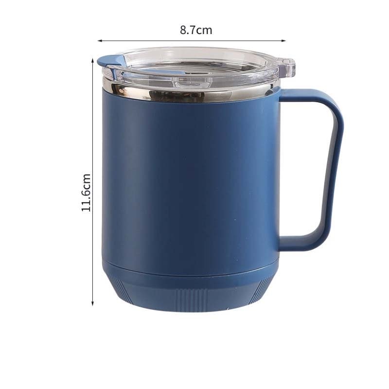 Stainless Steel Coffee Mug with Handle - 460 ml - Casatrail.com