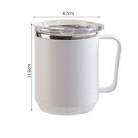 Thumbnail for Stainless Steel Coffee Mug with Handle - 460 ml - Casatrail.com