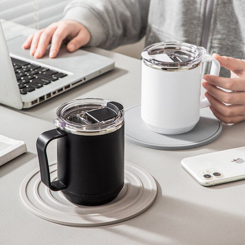 Stainless Steel Coffee Mug with Handle - 460 ml - Casatrail.com