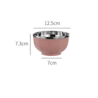 Thumbnail for Stainless Steel Double Layer Rice Bowl - Anti - Scalding - Casatrail.com