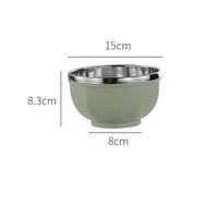 Thumbnail for Stainless Steel Double Layer Rice Bowl - Anti - Scalding - Casatrail.com