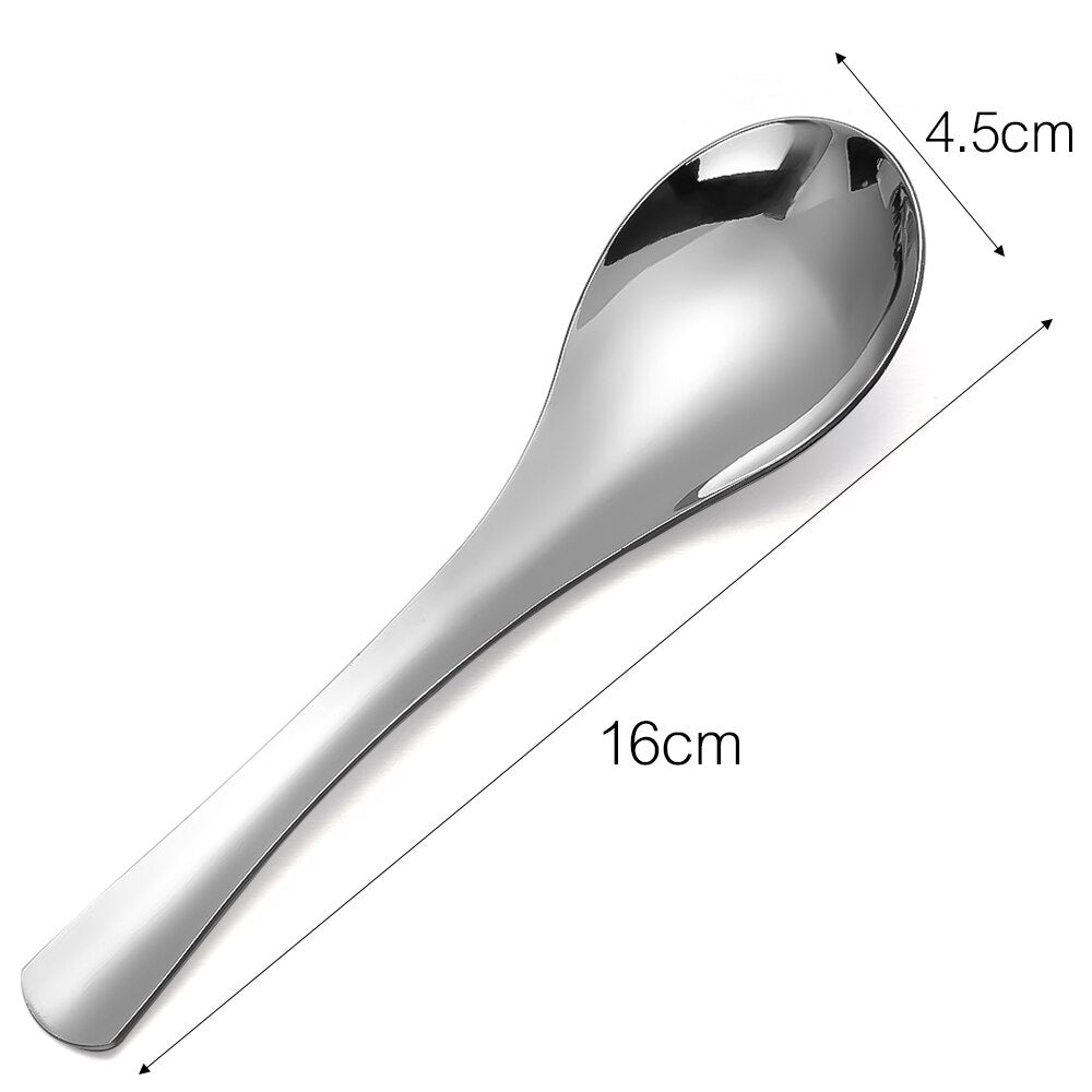 Stainless Steel Gold and Silver Deep Soup Spoon - Casatrail.com