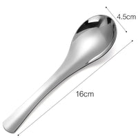 Thumbnail for Stainless Steel Gold and Silver Deep Soup Spoon - Casatrail.com