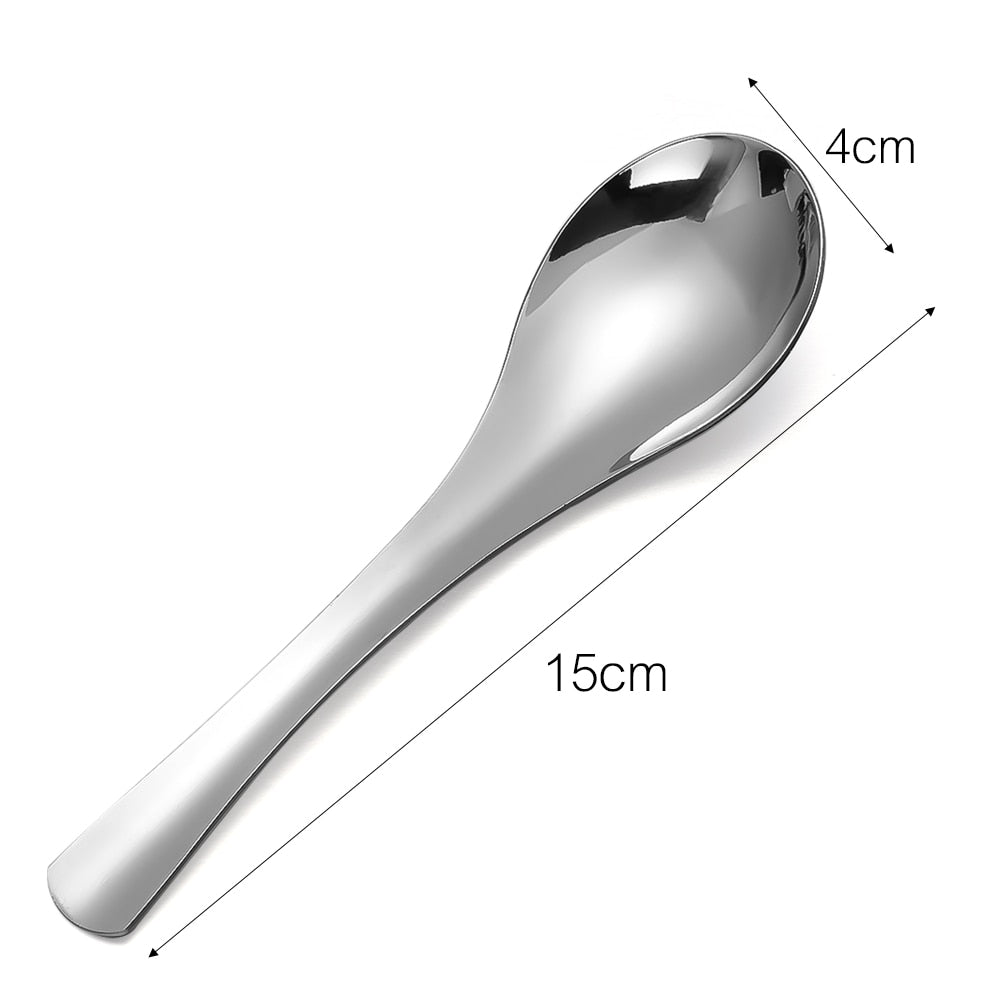 Stainless Steel Gold and Silver Deep Soup Spoon - Casatrail.com