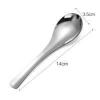 Thumbnail for Stainless Steel Gold and Silver Deep Soup Spoon - Casatrail.com