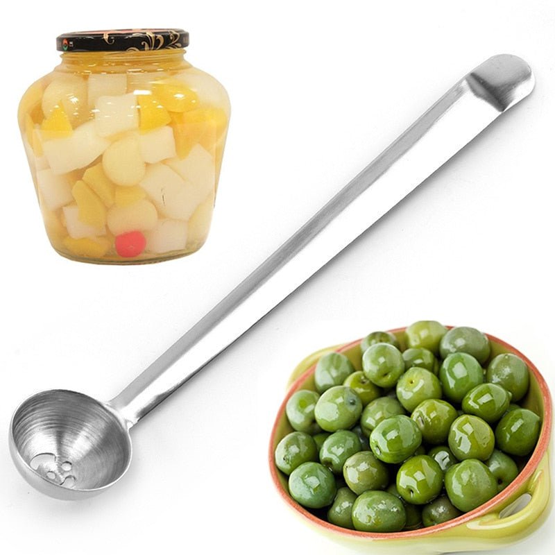 Stainless Steel Long Handle Jar Serving Spoon - Casatrail.com
