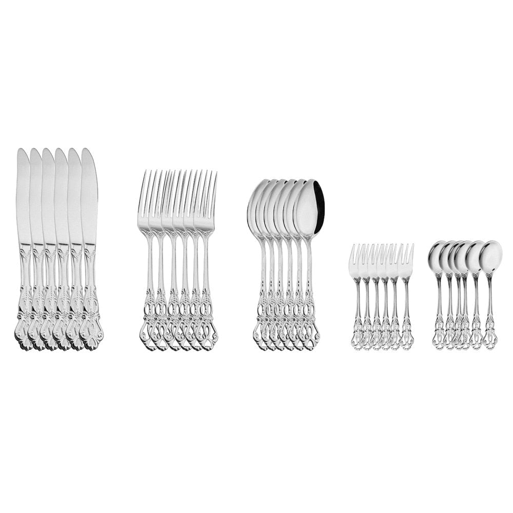 Stainless Steel Royal Cutlery Set - Casatrail.com