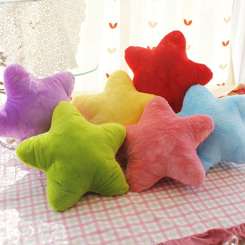 Star Plush Sofa Sleeping Pillow - Multiple Colors - Casatrail.com