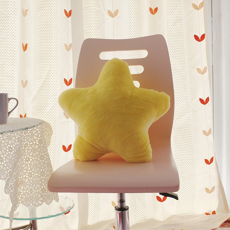 Star Plush Sofa Sleeping Pillow - Multiple Colors - Casatrail.com