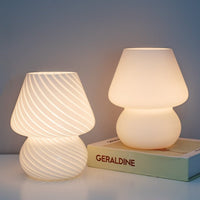 Thumbnail for Striped LED Mushroom Table Lamp for Decor - Casatrail.com