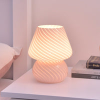 Thumbnail for Striped LED Mushroom Table Lamp for Decor - Casatrail.com