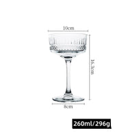 Thumbnail for Stylish Carved Cocktail Glass Set - Casatrail.com