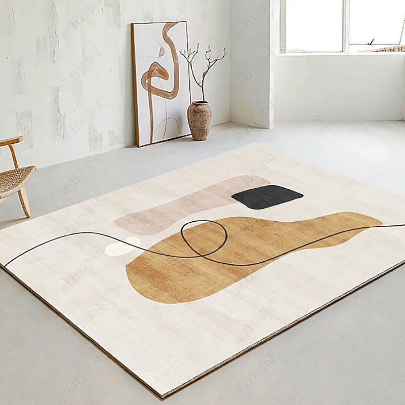 Stylish Living Room Entrance Rug - Washable Lounge Mat - Casatrail.com