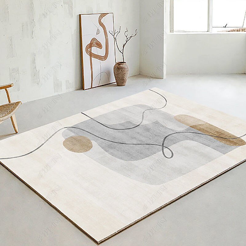 Stylish Living Room Entrance Rug - Washable Lounge Mat - Casatrail.com