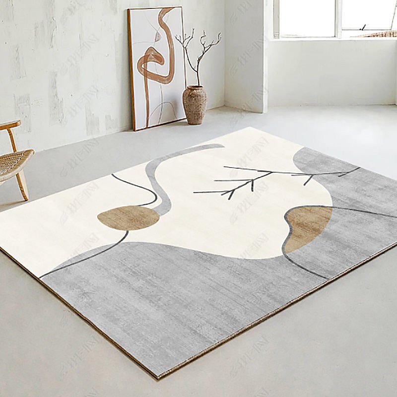 Stylish Living Room Entrance Rug - Washable Lounge Mat - Casatrail.com