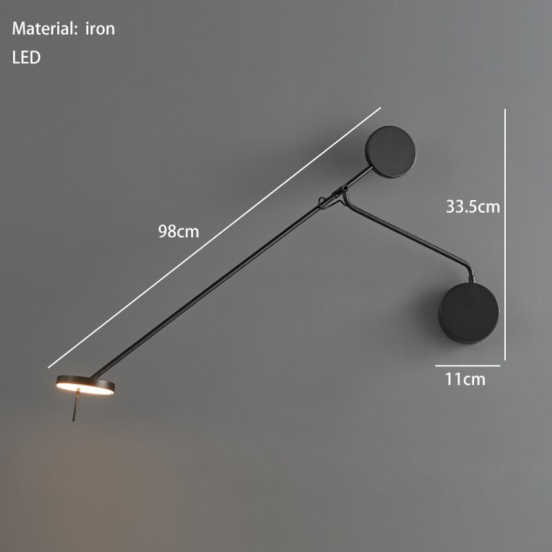 Stylish Nordic LED Wall Lamp for Bedroom & Living Room - Casatrail.com