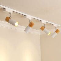 Thumbnail for Stylish Nordic Wooden LED Track Light - Casatrail.com