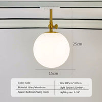 Thumbnail for Stylish Rotatable LED Glass Track Lights for Home Decor - Casatrail.com