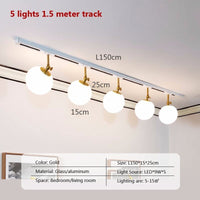 Thumbnail for Stylish Rotatable LED Glass Track Lights for Home Decor - Casatrail.com