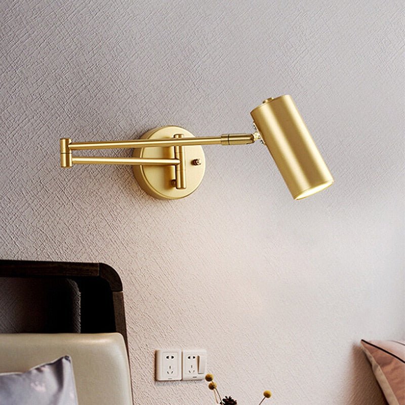 Stylish Swing Arm Wall Lamp for Bedroom and Living Room - Casatrail.com