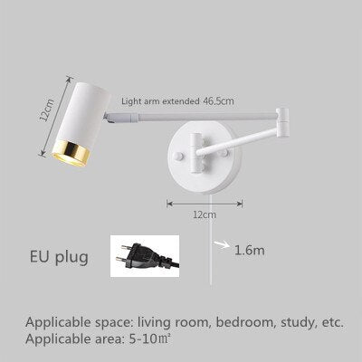 Stylish Telescopic LED Wall Lamp for Bedside Lighting - Casatrail.com