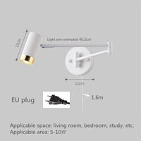 Thumbnail for Stylish Telescopic LED Wall Lamp for Bedside Lighting - Casatrail.com