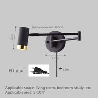 Thumbnail for Stylish Telescopic LED Wall Lamp for Bedside Lighting - Casatrail.com