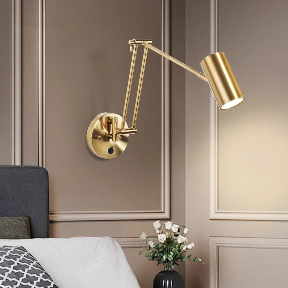 Stylish Telescopic LED Wall Lamp for Bedside Lighting - Casatrail.com