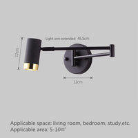 Thumbnail for Stylish Telescopic LED Wall Lamp for Bedside Lighting - Casatrail.com