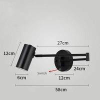 Thumbnail for Stylish Telescopic LED Wall Lamp with Switch - Casatrail.com