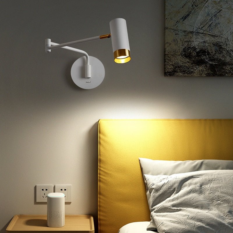 Stylish Telescopic LED Wall Lamp with Switch - Casatrail.com