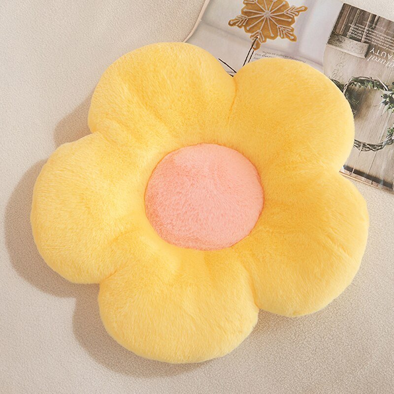 Sunflower - Shaped Stuffed Cushion - Casatrail.com