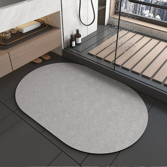 Super Absorbent Non - Slip Diatom Mud Bath Mat - Casatrail.com