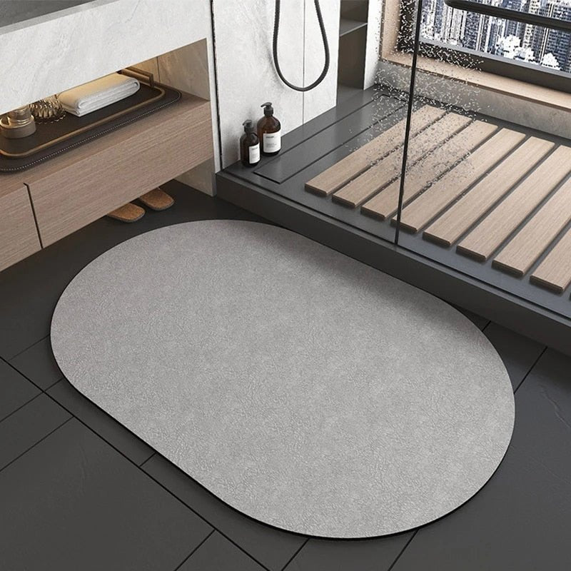 Super Absorbent Non - Slip Diatom Mud Bath Mat - Casatrail.com