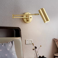 Thumbnail for Swing Arm LED Wall Lamp for Modern Bedside Lighting - Casatrail.com