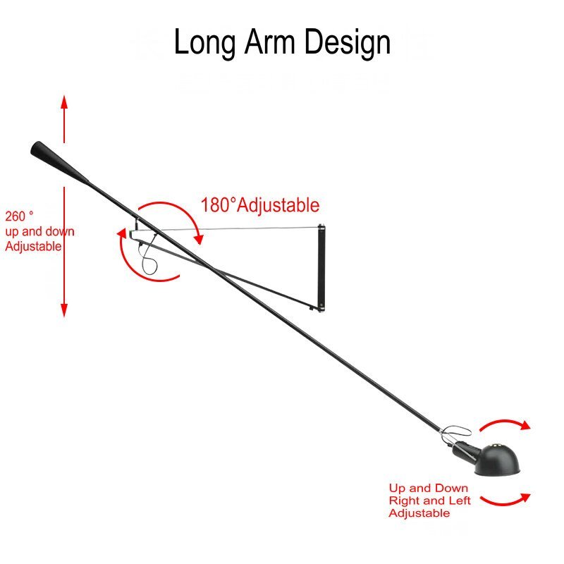 Swing Arm Wall Lamp for Retro Industrial Décor - Casatrail.com