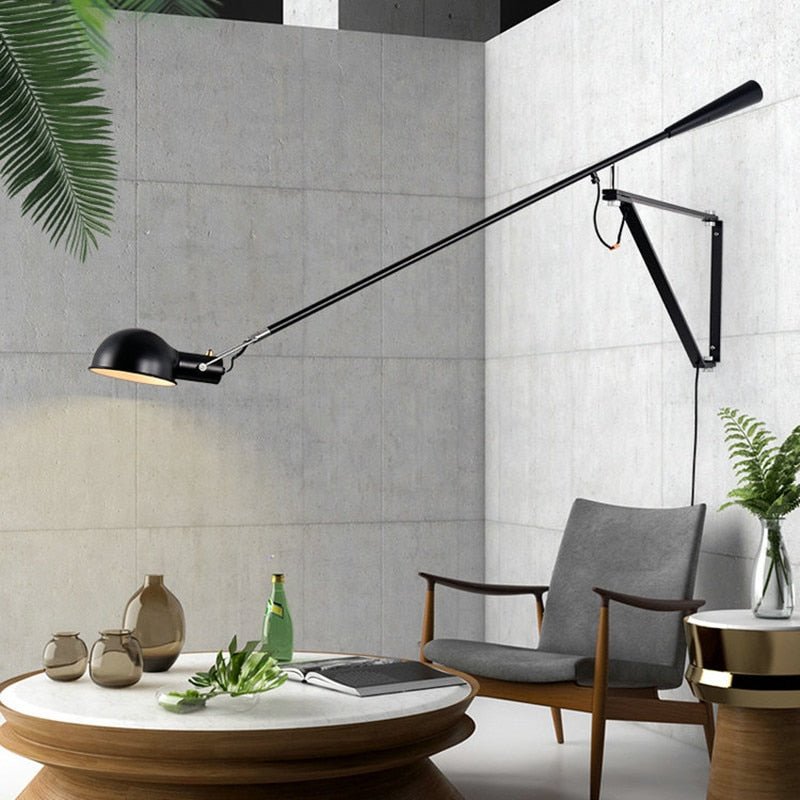 Swing Arm Wall Lamp for Retro Industrial Décor - Casatrail.com