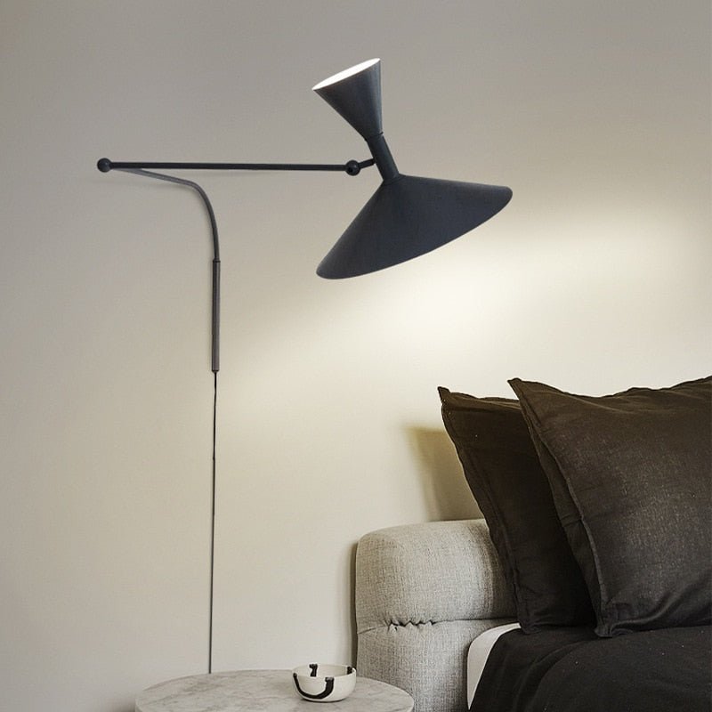 Swing Arm Wall Lamp With Switch - Casatrail.com
