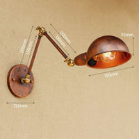 Thumbnail for Swing Long Arm Wall Light in Industrial Vintage Style - Casatrail.com