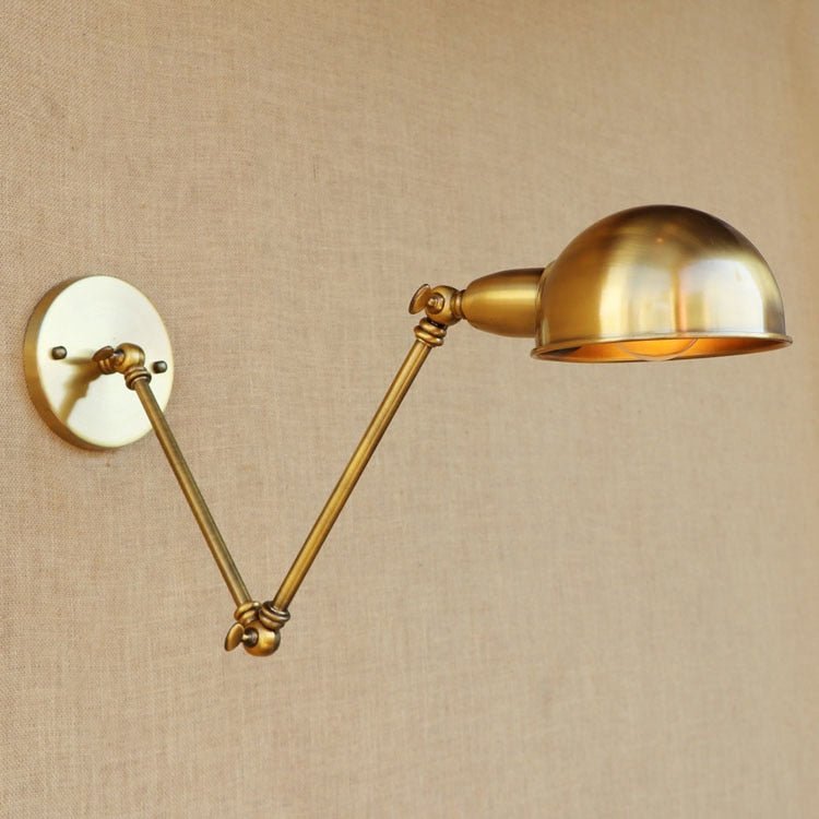 Swing Long Arm Wall Light in Industrial Vintage Style - Casatrail.com