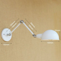 Thumbnail for Swing Long Arm Wall Light in Industrial Vintage Style - Casatrail.com