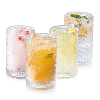 Thumbnail for Tall Vintage Crystal Tumblers Set for Iced Beverages - Casatrail.com