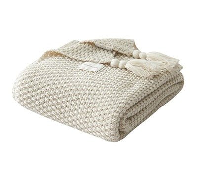 Tassel Thread Throw Blanket - Casatrail.com