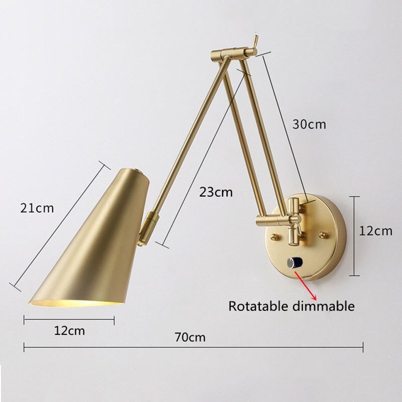 Telescopic Swing Wall Lamp - Casatrail.com