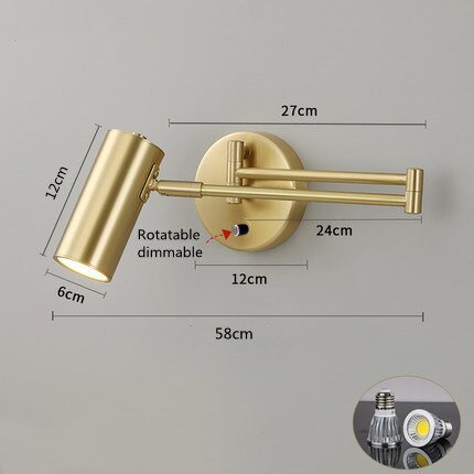 Telescopic Swing Wall Lamp - Casatrail.com