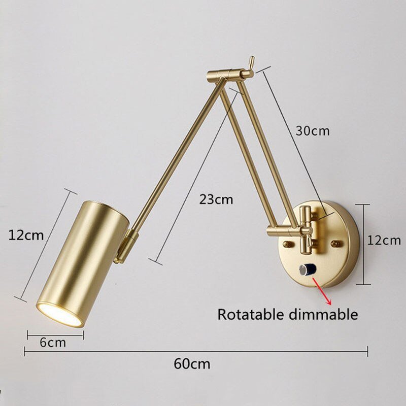 Telescopic Swing Wall Lamp - Casatrail.com