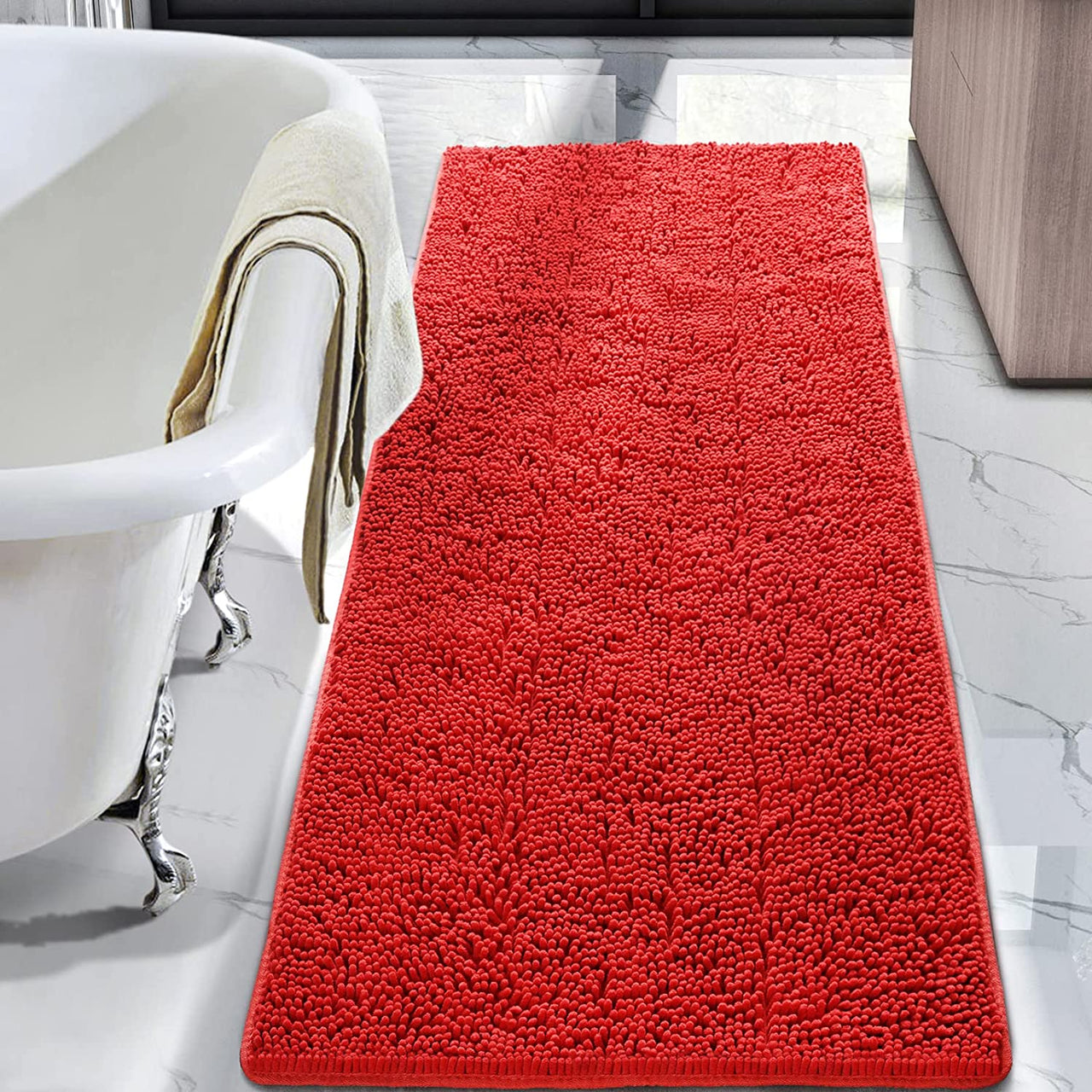 Thick Chenille Bathroom Anti - Slip Bath Mat - Casatrail.com